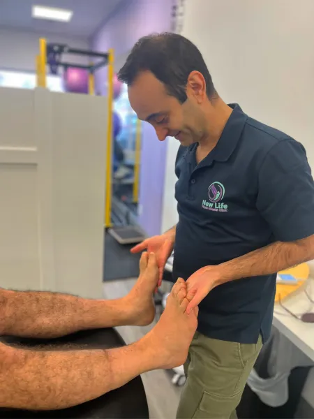 Identifying elongation by physiotherapist